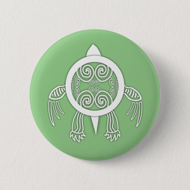 Tribal Tattoo Turtle Knapp (Framsida)