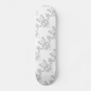Tribal Tattoo Turtle Old School Skateboard Bräda 18 Cm