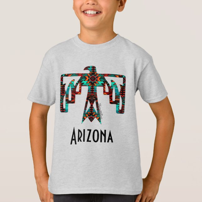 Tribal Thunderbird T-Shirt (Framsida)
