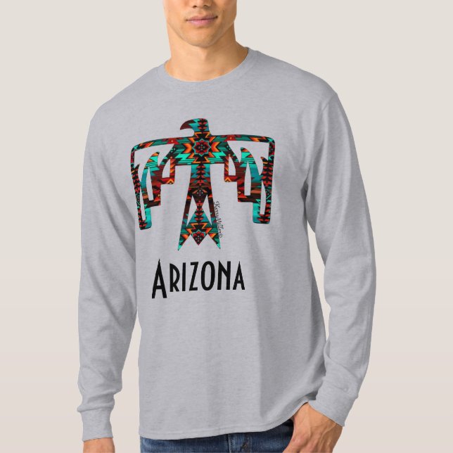 Tribal Thunderbird T-Shirt (Framsida)