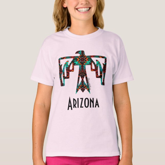 Tribal Thunderbird T-Shirt (Framsida)