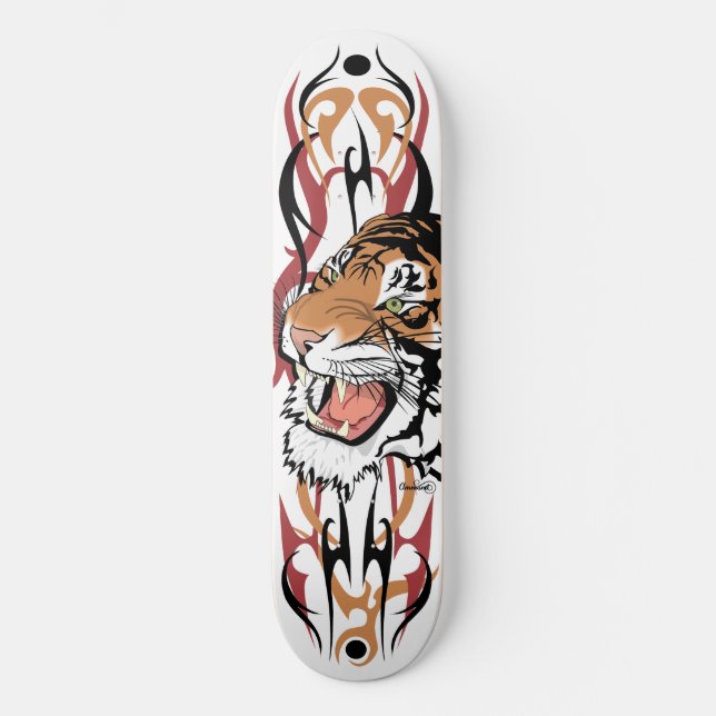Tribal Tiger Pro Skateboard - 2 (Framsida)