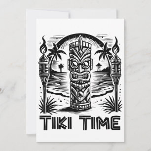 Tribal Tiki - Hawaiian Island Spirit Julkort