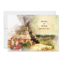 Tribal Tipi och Foxes i Kärlek Boho Teepee Bröllop