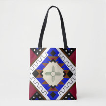 Tribal Tote, Happity, Native American Zia