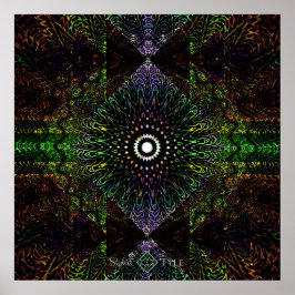 Tribal Triangel Prism Poster