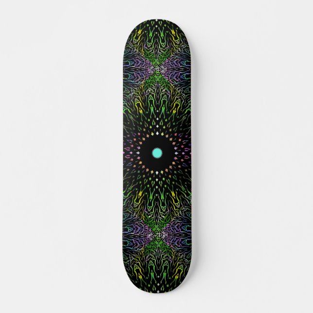 Tribal Triangle Tapet Mini Skateboard Bräda 18,5 Cm (Framsida)