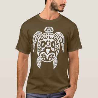 Tribal Turtle Design T Shirt