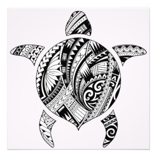 Tribal Turtle Fototryck