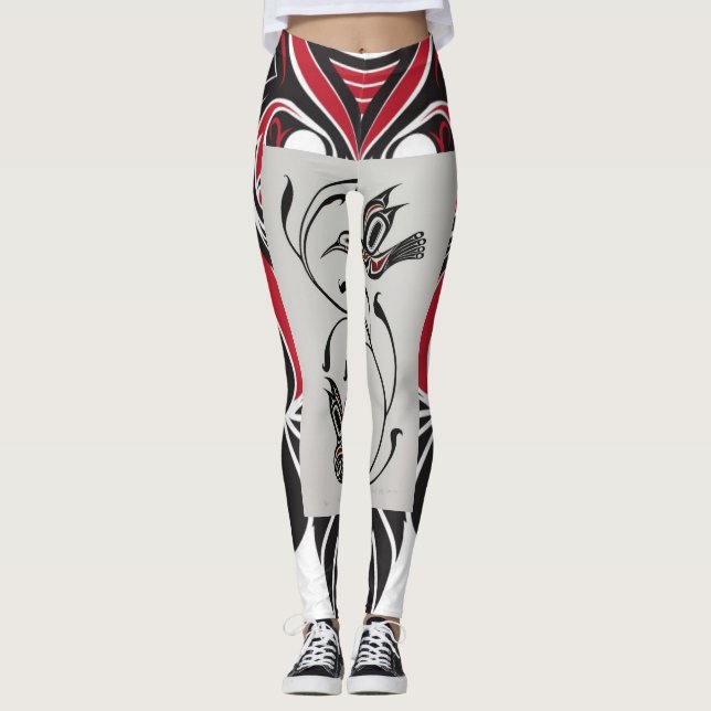 Tribal Uggla Majesty Leggings (Framsida)