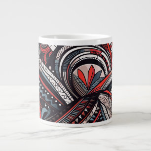 Tribal-utskrifter Jumbo Mugg
