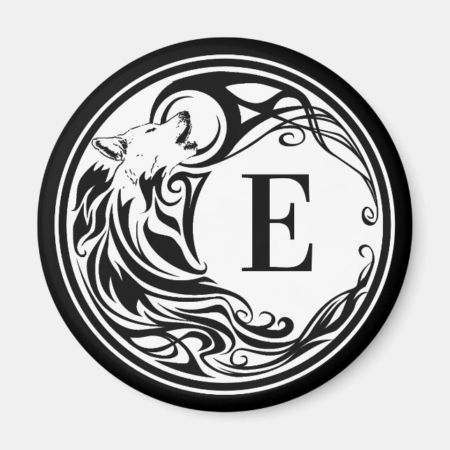 Tribal Varg Monogram Magnet (Framsidan)