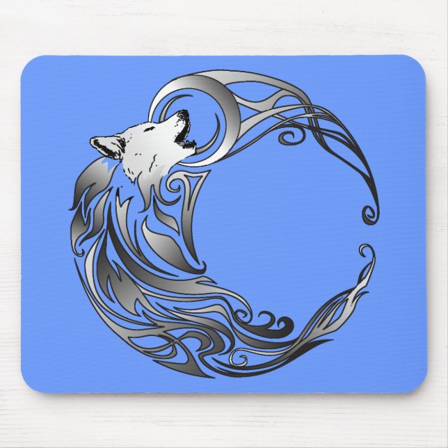 Tribal-Varg - skuggad Musmatta (Framsidan)