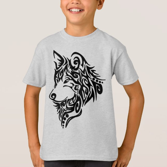 Tribal-Varg T Shirt (Framsida)