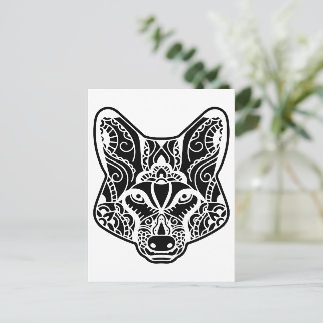 Tribal VARG Vykort (Stående Fram)