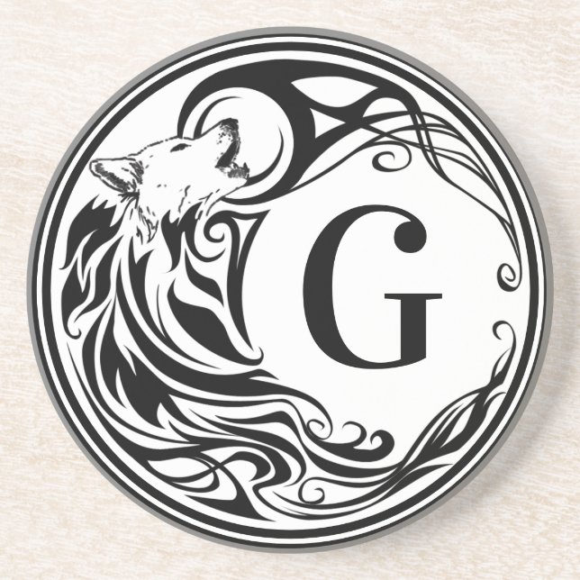 Tribal Vargmonogram Underlägg (Framsidan)