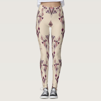Tribal Vintage Ethnic Seamless Aztec Leggings