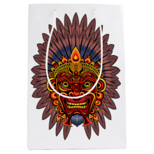 Tribal Warrior Kung Ritual Mask
