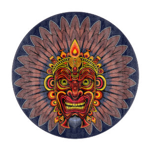 Tribal Warrior Kung Ritual Mask
