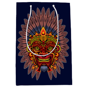 Tribal Warrior Kung Ritual Mask