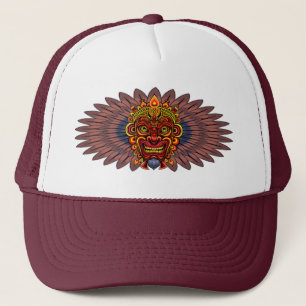 Tribal Warrior Kung Ritual Mask Keps