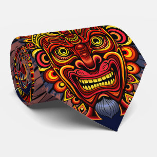 Tribal Warrior Kung Ritual Mask Slips