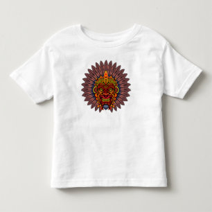 Tribal Warrior Kung Ritual Mask T Shirt