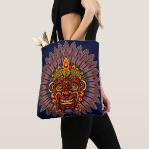 Tribal Warrior Kung Ritual Mask Tygkasse