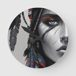 Tribal Warrior Rund Klocka