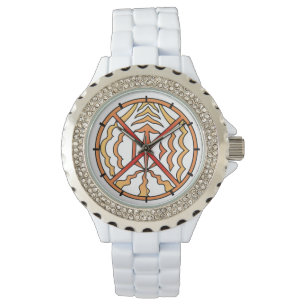 Tribal Watch Andlig Native Art Wrist Watch Armbandsur