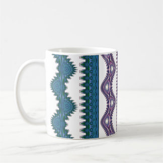 Tribal Wave Pattern Coffee Mug  Kaffemugg