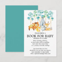 Tribal Woodland Animals Baby Shower Bok för Baby