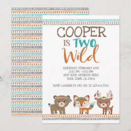 Tribal Woodland Inbjudningar