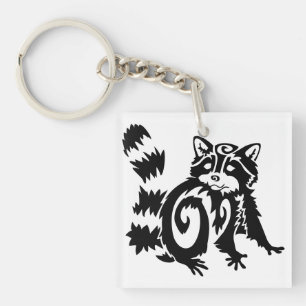 Tribal Woodland Raccoon Design