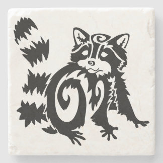 Tribal Woodland Raccoon Design Stenunderlägg
