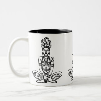 Tribal Yoga Goddess Mugg - Etniska meditjekaffe
