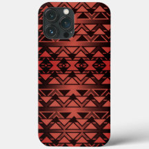 Tribal ZigZag-trianglar på övertonad mörk lax