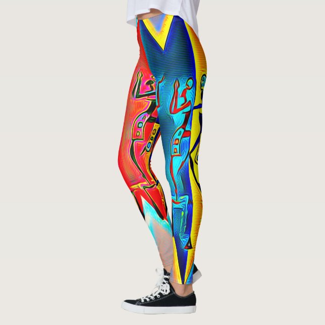 Tribala leggingar leggings (Vänster)
