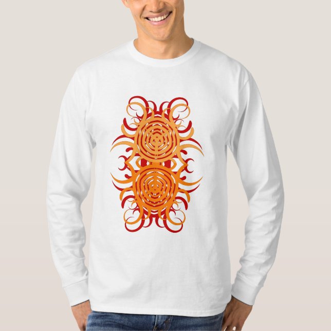 tribalkurvor T-Shirt (Framsida)