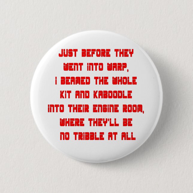 Tribble knäppas knapp (Framsida)