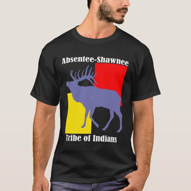 Tribe av indier, frånvarande Shawnee T Shirt (Framsida)