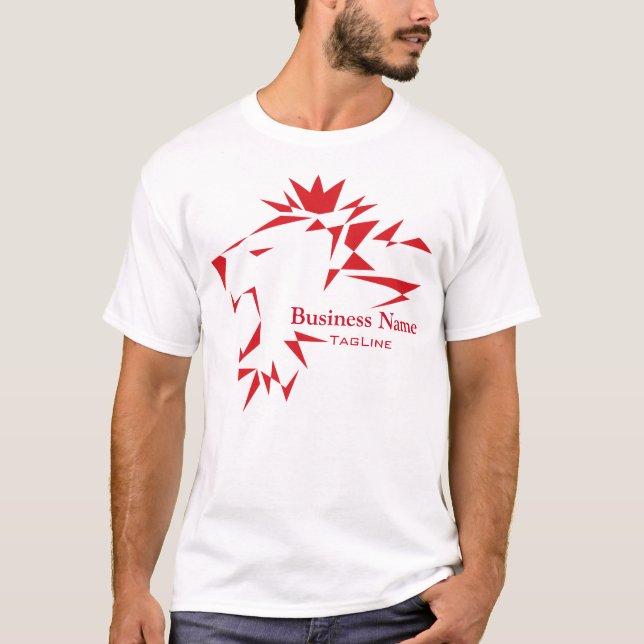 Tribe Crowed Lejon for Business T-Shirt (Framsida)