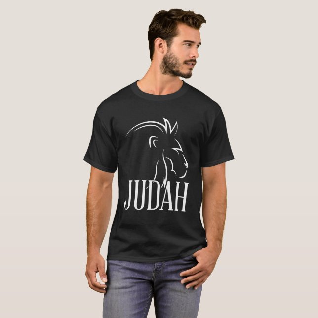Tribe: Judah Lejon Messianic Yahshua Tee (Hel framsida)