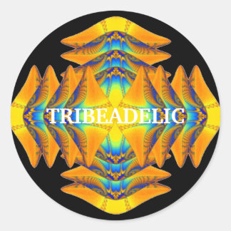 Tribeadelic Merchandise Sticker Runt Klistermärke