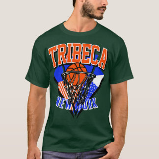Tribeca New York Basketball Throwback T Shirt