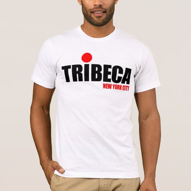 Tribeca NYC logotyp T-shirt (Framsida)