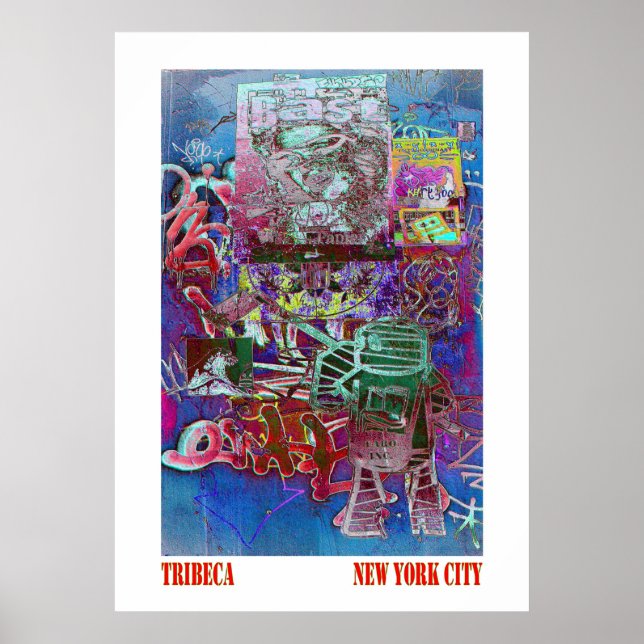 Tribeca Street Art NYC Poster (Framsidan)