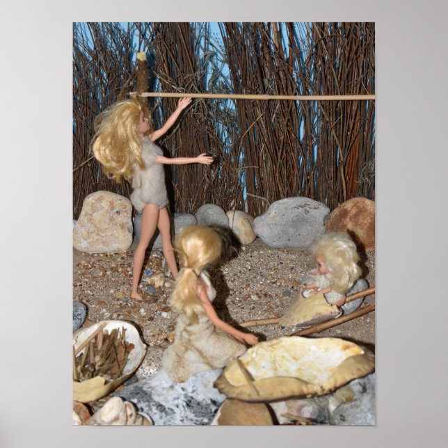 Tribera livet i lägret. poster (Framsidan)