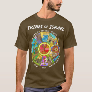 Tribes Of Israel Nation Hebrew Twelve Sons Jewish T Shirt