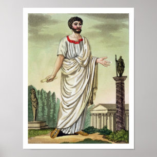 Tribune av folket, nr. 37 från "antika Rome", Poster